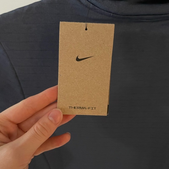 Women’s Nike Therma-Fit Turtleneck Blue Medium - Picture 7 of 7